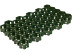 Lawn grate for garden paths and parking 1 piece set color green