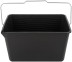 Paint bucket, metal handle 12 L black