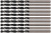 Metal drills HSS black 3,0x61 mm (10 PCs)