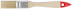 Optima flute brush, natural light bristles, wooden handle 3/4" (19 mm)