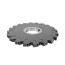 Three-sided milling cutter 160 x 12-14 x 40 with mechanical fastening 4gr. pl. SPMT 09T308 Z=18 (2x9) AS290-160.1214.09.D40 "Russian Tool" (RI)