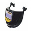 Protective face shield of the welder with mounting on the helmet of the PRESIDENT CRYSTALINE® PROFI, 2 pcs.