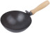 Construction bucket, wooden handle