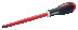 Insulated screwdriver with ERGO handle for hex socket screws 5x175 mm
