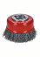 Cup brush with steel wavy wire X-LOCK 75 75 mm, 0.3 mm, X-LOCK