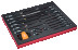 Fit&Go Set of slotted screwdrivers /Phillips/Pozidriv/hexagons in a bed, 27 pcs