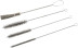 A set of brushes for cleaning bushings and seats of fuel injectors 4pr (Avtodor) 41048