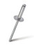 Rivet exhaust open MESSER Aluminum/Stainless steel. AlMg steel 5% Sst Enlarged side 5.0X16 mm (Pack of 50 pcs.)