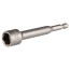 1/4" hex screwdriver head, 13 mm, L = 100 mm, magnetic KING TONY 7611013M