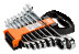 Набор комбинированных гаечных ключей с храповиком 8 - 19 мм, 8 шт