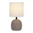 Rivoli Sheron 7044-503 Table Lamp 1 * E14 40W ceramic brown with lampshade