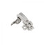 Hinge for raised panel 90° with spring 45mm h2 slide-on AKS