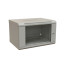 WRline WR-TW-0966-GP-RAL7035 Шкаф настенный 19-дюймовый (19"), 9U, 500x600х600мм, стеклянная дверь, цвет серый (RAL 7035) (разобранный)