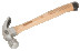 Молоток-гвоздодер с деревянной рукояткой 450 г, 350 мм
