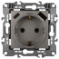 Розетка ЭРА Серия 12 12-4108-16 2P+E 16A-250В со шторками с USB type-A+C 5В-3А титан