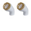 Насадка для пароочистителя BORT Brass brush SET (2pcs)