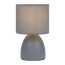 Rivoli Nadine 7042-501 Table Lamp 1 * E14 40W ceramic grey with lampshade