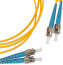 FC-D2-9-ST/UR-ST/UR-H-5M-LSZH-YL Патч-корд волоконно-оптический (шнур) SM 9/125 (OS2), ST/UPC-ST/UPC, 2.0 мм, duplex, LSZH, 5 м