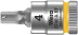 8740 A Hex-Plus HF Zyklop Головка торцевая со вставкой под внутренний шестигранник, DR 1/4", с функцией фиксации крепежа, 4 x 28 мм