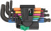 950/9 Hex-Plus Multicolour BlackLaser 2 Set of L-shaped keys, with ball, 1.5 - 10 mm, 9 items