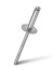 Rivet exhaust open MESSER Aluminum/Stainless steel. AlMg steel 5% Sst Enlarged side 5.0X16 mm (Package 250 pcs.)