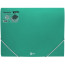 Folder on a Berlingo "Skyline" elastic band, A4, 500 microns, green