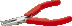Pliers with curved lips, 129mm
