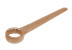 One-sided key 41 mm straight long handle copper plating HORTZ