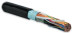 FUTP50-C3-S24-OUT-PE-BK (FTP50-C3-SOLID-OUTDOOR) Twisted pair cable, shielded F/UTP, category 3, 50 pairs (24 AWG), single core (solid), foil shield, external, UV PE, -40°C - +60°C, Black