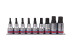 Набор торцевых насадок 1/2", Hex, 3/16"-5/8", 9 предметов KING TONY 4110SR10