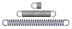 Tension spring ordinary loop (1.1x12x82.8x60 - stainless steel) NX8810, 10 pcs.