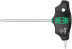 467 TORX® HF Screwdriver with T-handle, with the function of fixing fasteners, TX 20 x 100 mm