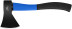 The axe is forged steel, reinforced fiberglass handle 1000 gr.