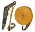 A tie belt with 2 hooks and a ratchet 2000 kg. Length 10.0 m, width 38 mm