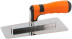 Stainless steel trowel, Venetian shape, 2K handle, 200 x 80 mm