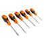 A set of slotted /Phillips screwdrivers with a rubber handle, 6 pcs