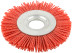 Корщетка-колесо нейлоновая, посадочный диаметр 22,2 мм, Профи 100 мм