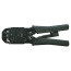 Crimping tool for unshielded modular plugs, 4-6-8 poles