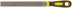 Рашпиль, прорезиненная ручка, плоский 200 мм