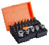 1/4" Set of heads and inserts, 26 pieces 2058/S26