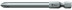 851/4 Z PH бита, вязкая твёрдость, хвостовик 1/4" E 6.3, PH 2 x 70 мм