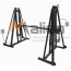 Hydraulic cable jack DK-2GPT MALIEN, drums from No. 8 to No. 16, g/n up to 2 tons (set: 2 racks assembled with hydraulic jacks, 2 bearing units, axis 48/1350 mm with clamping shoes + protection system against inertia unwinding of the drum)