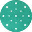 Шлифовальный круг на пленке, самозацепляемая основа FP 77 K, 150, 353128