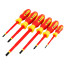 Set of dielectric screwdrivers NORGAU Industrial NSB171-060, 6 pieces