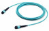 FHD-MC3-504-MPOF12/PS-MPOF12/PS-B-3M-LSZH-AQ Patch cord fiber optic MPO (mom) - MPO (mom), type B, 12 fibers, 50/125 (OM4), 40/100G, LSZH, 3 m