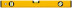 Уровень "Стайл", 3 глазка, желтый усиленный корпус, фрезер. рабочая грань, шкала, Профи 500 мм
