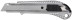 Technical knife "Classic" 18 mm, reinforced, metal. housing, rubber insert