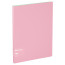 Folder with Berlingo "Haze" spring binder, 17 mm, 600 microns, with inner pocket, pink, soft touch
