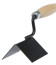 Outer corner trowel with wooden handle (powder color)