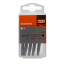 5 x Screw Bits with 6-sided HEX 1/4 50mm 1/4 59S/50H1/4